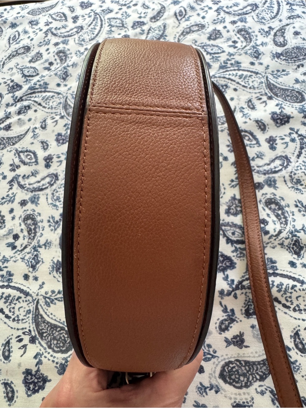 kate spade tan leather saddle crossbody - Picture 3 of 10